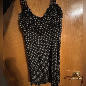 Trixx Black and White Floral Dress